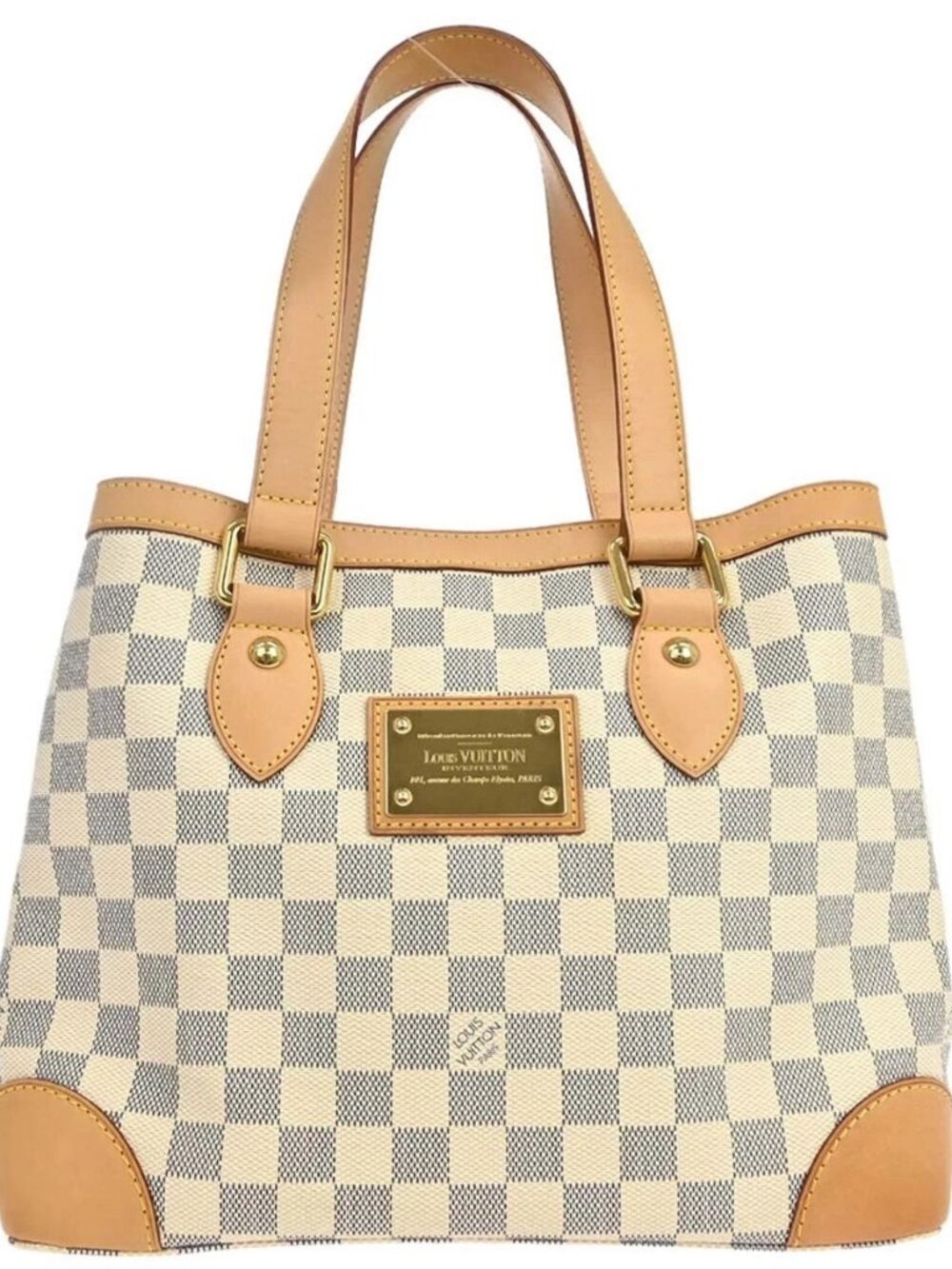 Louis Vuitton Damier Azur Hampstead PM Tote Handbag N51207 MI0058 179163